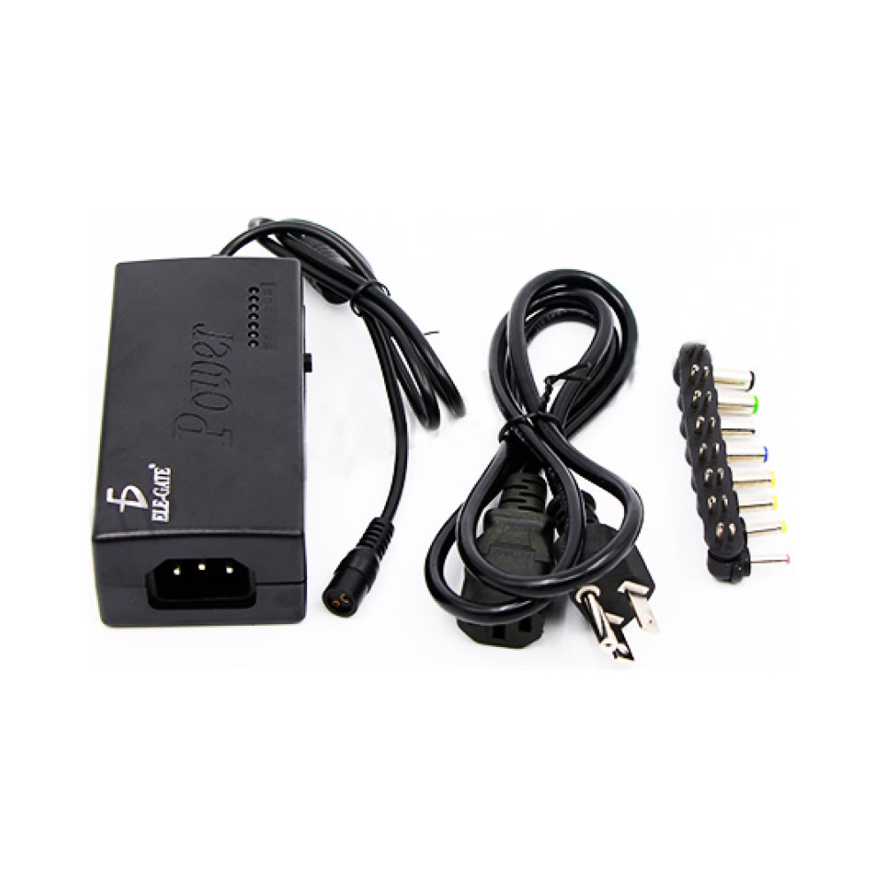 Cargador Universal Para Laptop 8 Puntas 12-24v Ele-Gate Color Negro