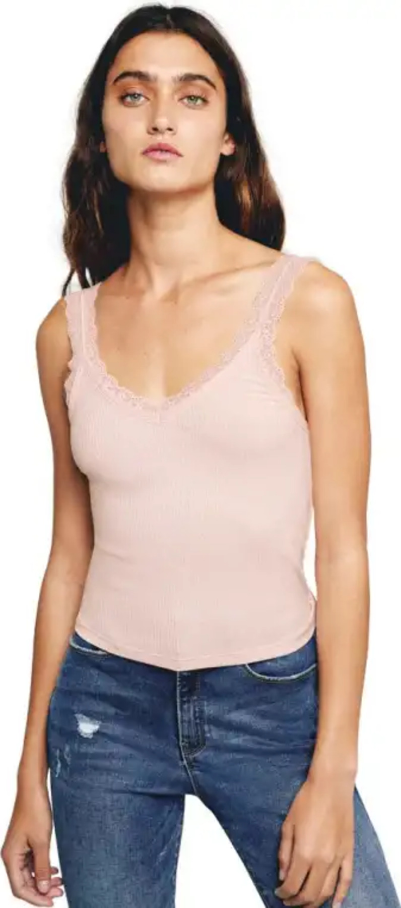 Camiseta Para Mujer Color Palo Rosa Ropa Casual Top Holly Land Le05 1016544