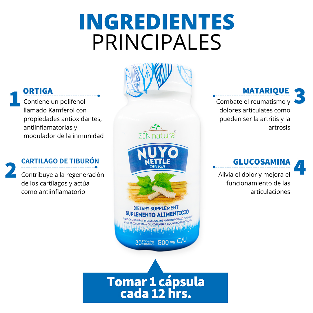 NUYO ORTIGA 30 CÁPSULAS ZEN NATURA