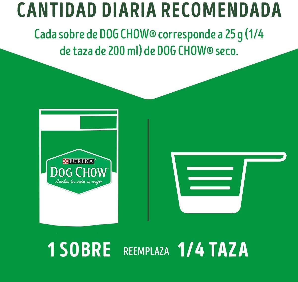 40 Sobres De Alimento Húmedo Para Perro Purina Dog Chow 668408 CST