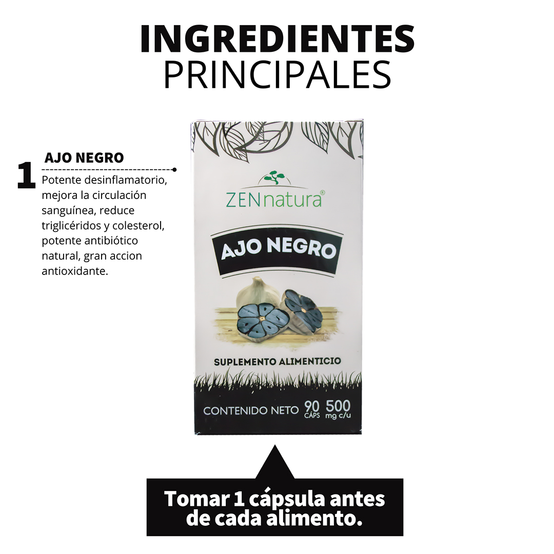 AJO NEGRO 90 CÁPSULAS ZEN NATURA