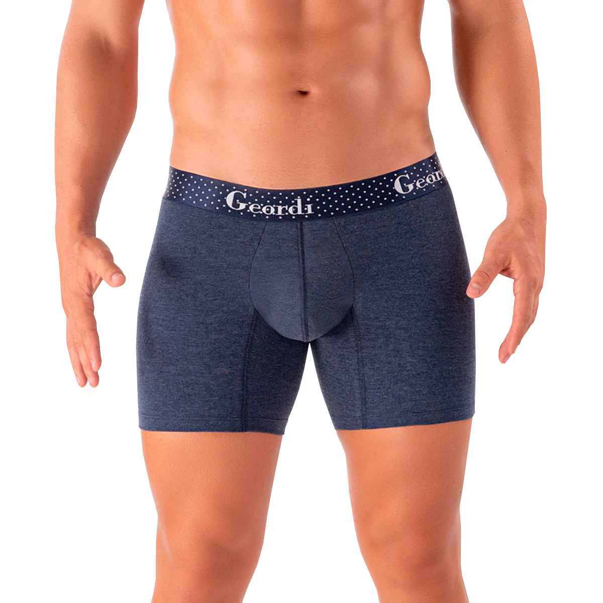 Boxers Para Hombres, Pack De Bóxers Algodón Corto Full Estampado Para Hombre, Set de 3 Piezas Boxers, Tripack de Boxer Gris Jaspe, Azul Infinito Playa y Azul 