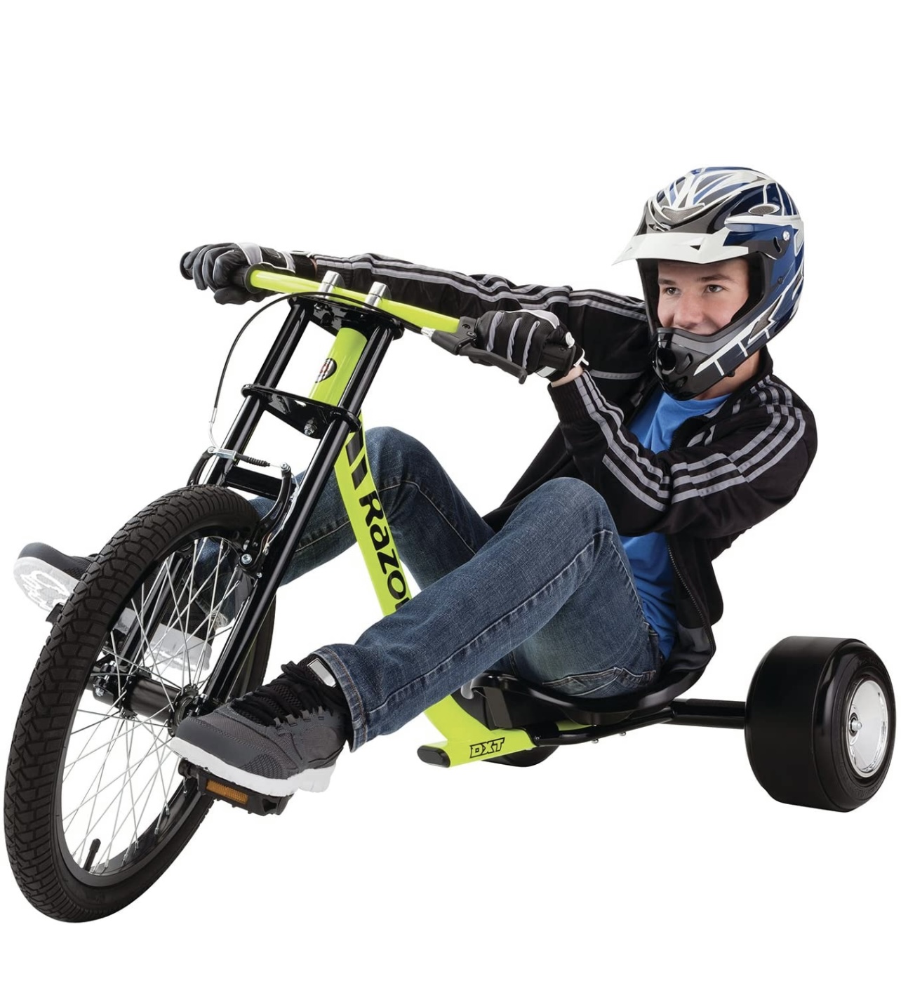 Razor Dxt Drift Trike Triciclo Amarillo Adultos, Jóvenes