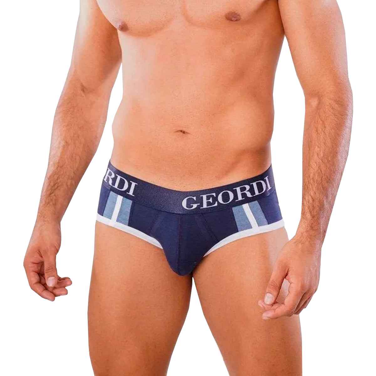 Calzoncillos Tipo Brief Para Hombre, Pack de Trusas Tipo Brief Para Hombres, Set de 3 Piezas Calzoncillos Trusa Brief, Tripack de Boxer Tipo Brief Negro, Azul y Blanco