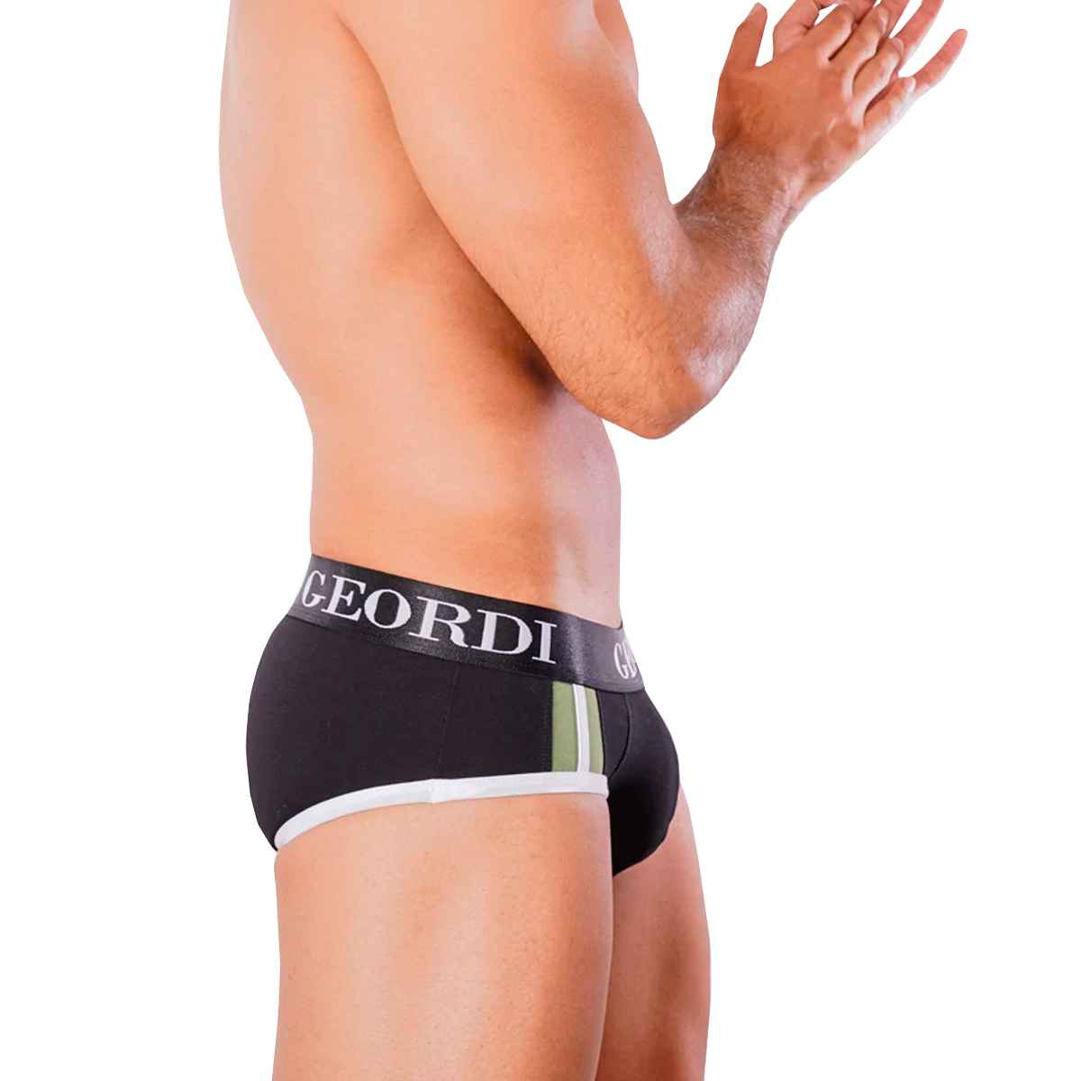 Calzoncillos Tipo Brief Para Hombre, Pack de Trusas Tipo Brief Para Hombres, Set de 3 Piezas Calzoncillos Trusa Brief, Tripack de Boxer Tipo Brief Negro, Azul y Blanco