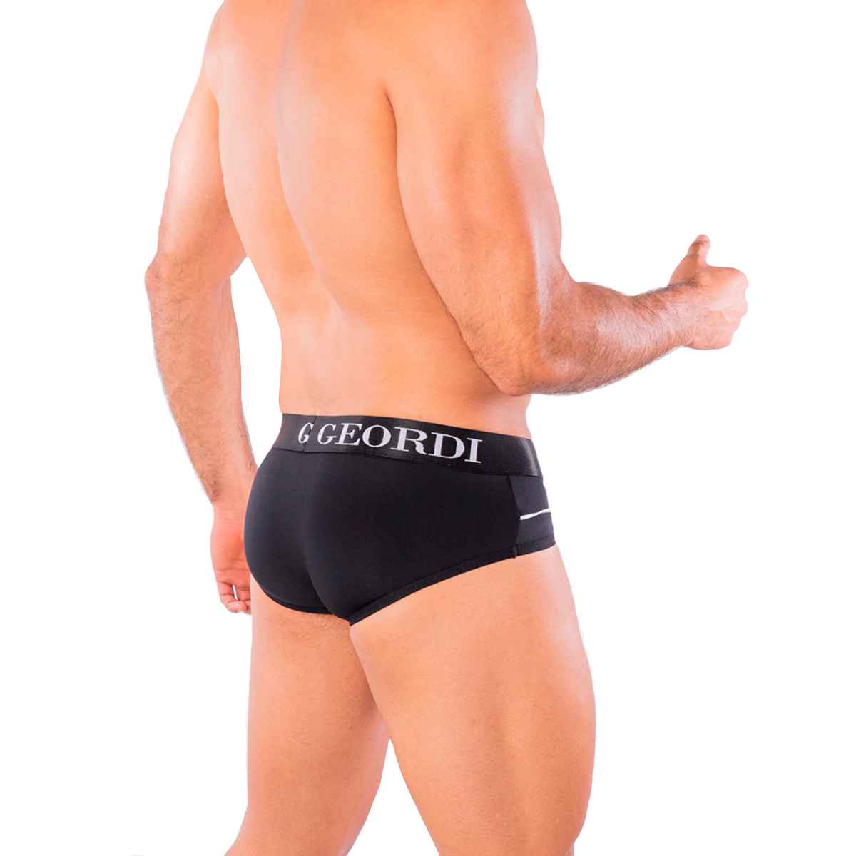 Boxers Calzoncillos Tipo Brief Para Hombre, Pack de Trusas Tipo Brief Para Hombres, Set de 3 Piezas Calzoncillos Brief, Tripack de Boxer Tipo Brief Negro, Negro Carbón y Azul