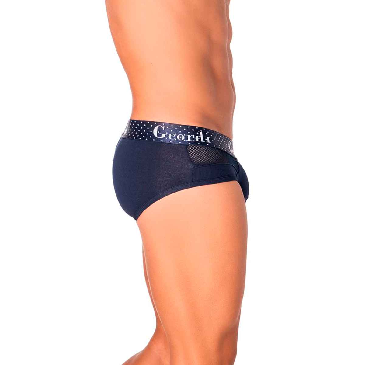 Calzoncillos Tipo Brief Para Hombre, Pack de Boxer Tipo Brief Para Hombres, Set de 3 Piezas Trusas Calzoncillos Brief, Tripack de Boxer Tipo Brief Azul Oscuro, Blanco y Negro.