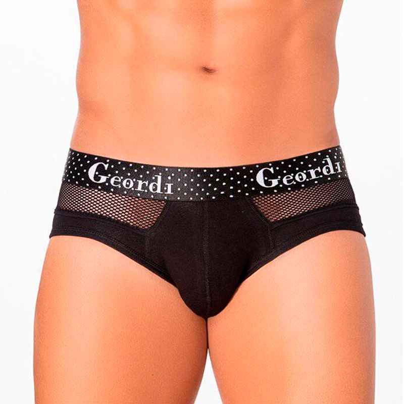 Calzoncillos Tipo Brief Para Hombre, Pack de Boxer Tipo Brief Para Hombres, Set de 3 Piezas Trusas Calzoncillos Brief, Tripack de Boxer Tipo Brief Azul Oscuro, Blanco y Negro.