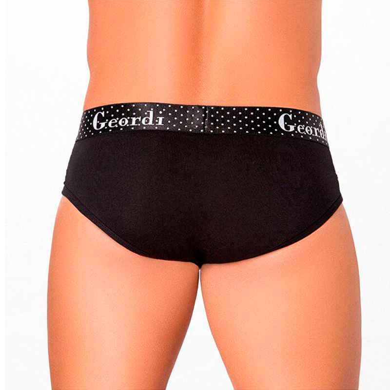 Calzoncillos Tipo Brief Para Hombre, Pack de Boxer Tipo Brief Para Hombres, Set de 3 Piezas Trusas Calzoncillos Brief, Tripack de Boxer Tipo Brief Azul Oscuro, Blanco y Negro.