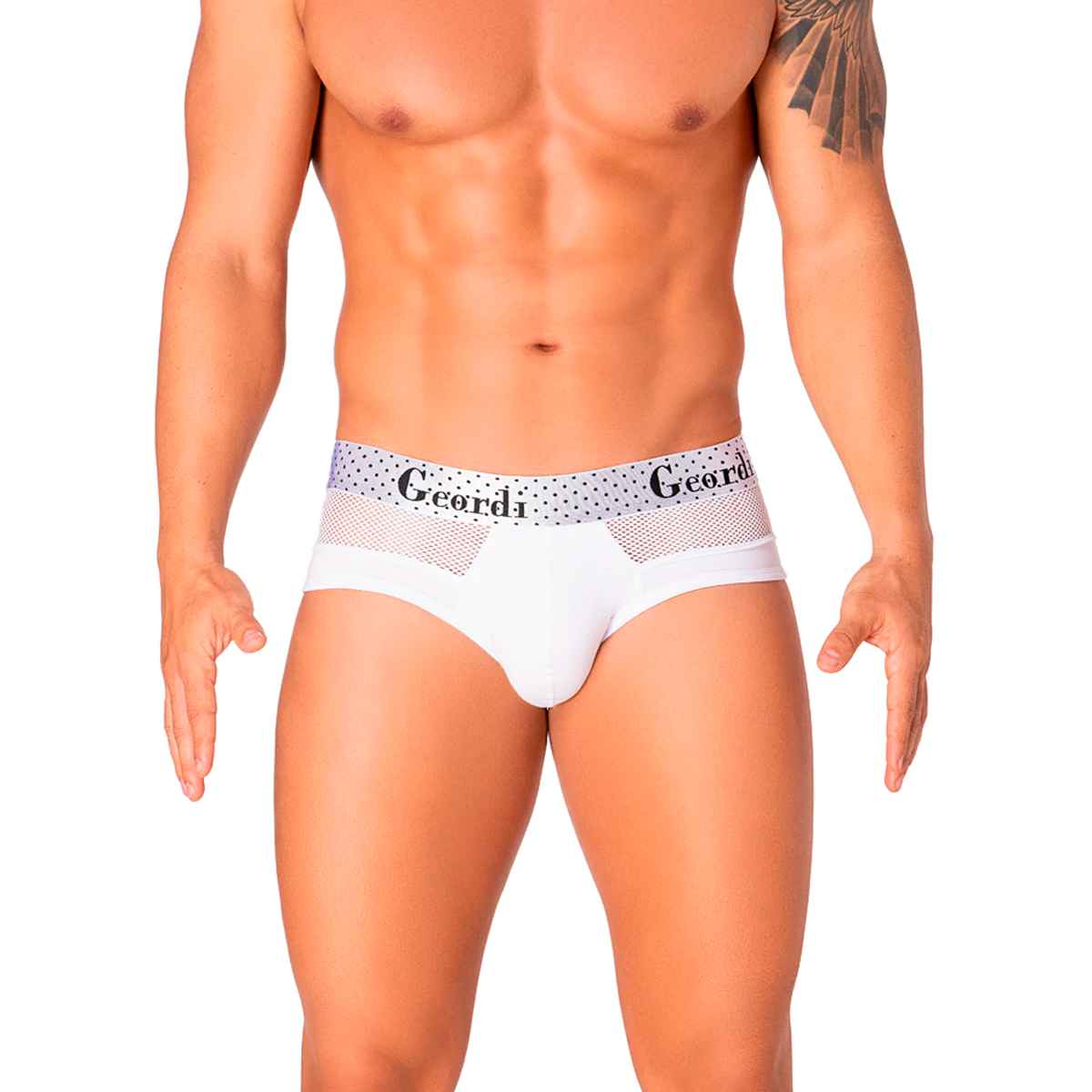 Calzoncillos Tipo Brief Para Hombre, Pack de Boxer Tipo Brief Para Hombres, Set de 3 Piezas Trusas Calzoncillos Brief, Tripack de Boxer Tipo Brief Azul Oscuro, Blanco y Negro.
