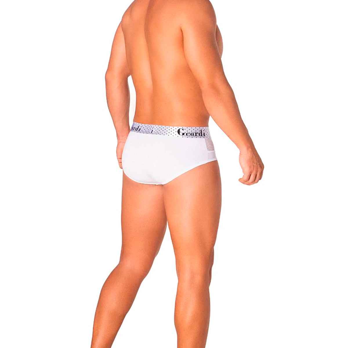 Calzoncillos Tipo Brief Para Hombre, Pack de Boxer Tipo Brief Para Hombres, Set de 3 Piezas Trusas Calzoncillos Brief, Tripack de Boxer Tipo Brief Azul Oscuro, Blanco y Negro.