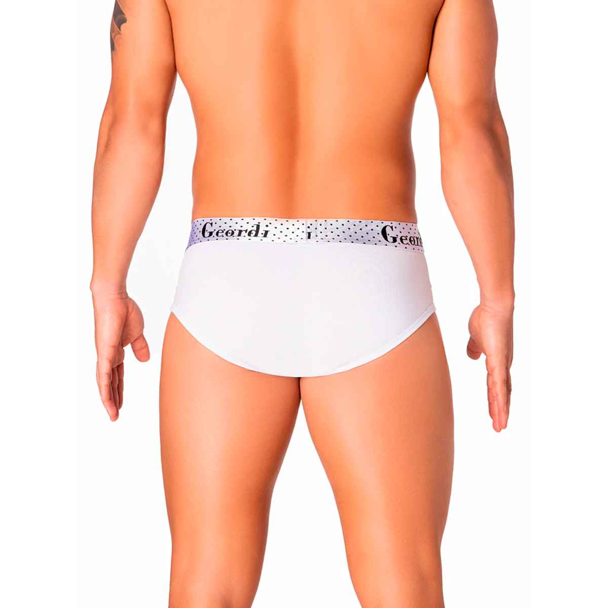 Calzoncillos Tipo Brief Para Hombre, Pack de Boxer Tipo Brief Para Hombres, Set de 3 Piezas Trusas Calzoncillos Brief, Tripack de Boxer Tipo Brief Azul Oscuro, Blanco y Negro.