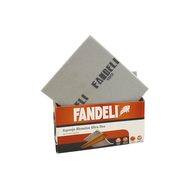 Esponja De Lija Abrasiva Ultra Flex P180 Fandeli Paquete10pz 13122