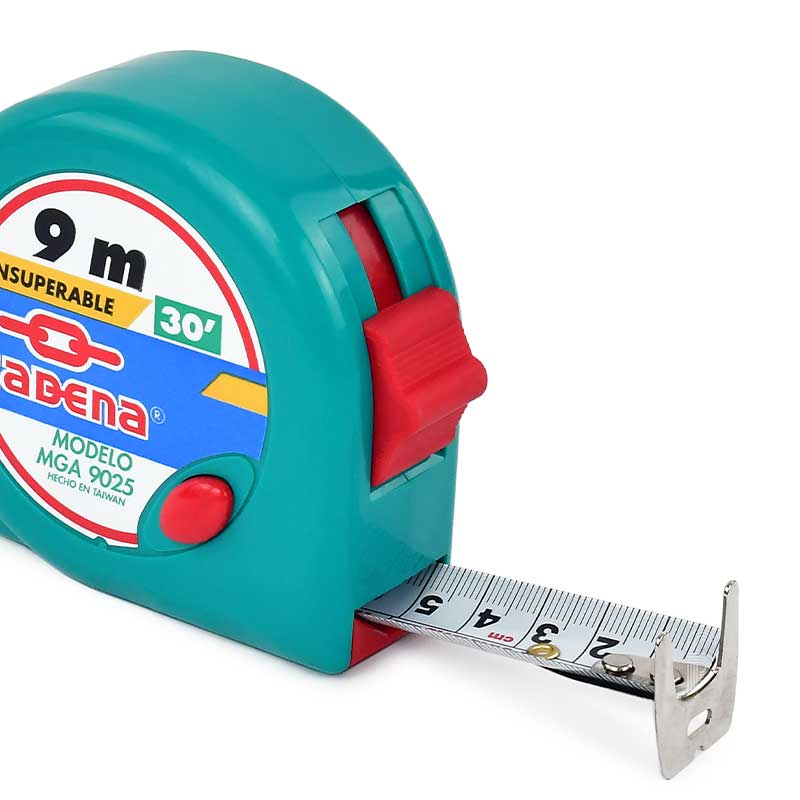FLEXÓMETRO CADENA INSUPERABLE MGA 9025 DE 9 METROS