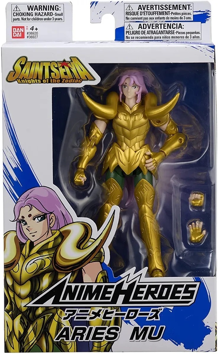 Mu De Aries Caballeros Del Zodiaco Anime Héroes Bandai