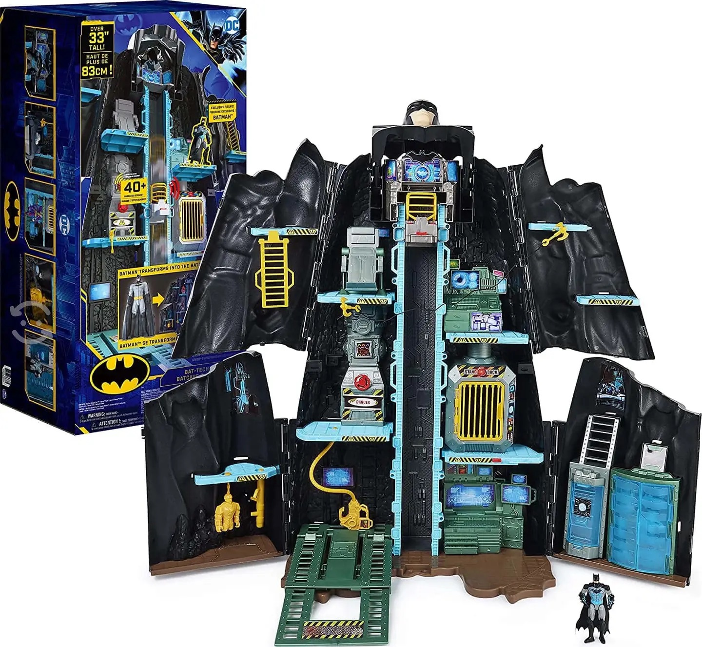 Baticueva De Batman Set De Juego Transformable Bat Tech Spin Master 