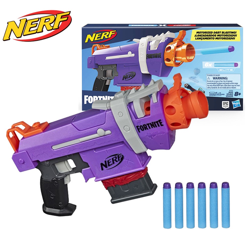 Nerf Fortnite Lanzador Motorizado Smg-e Hasbro