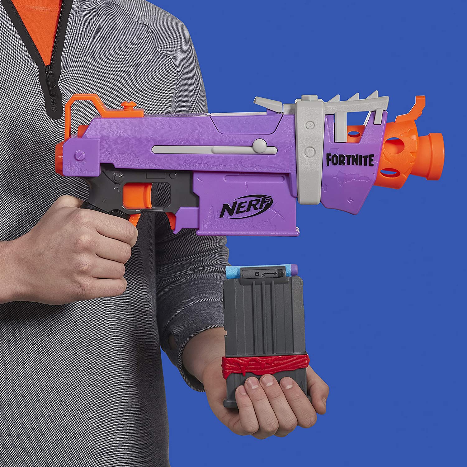 Nerf Fortnite Lanzador Motorizado Smg-e Hasbro