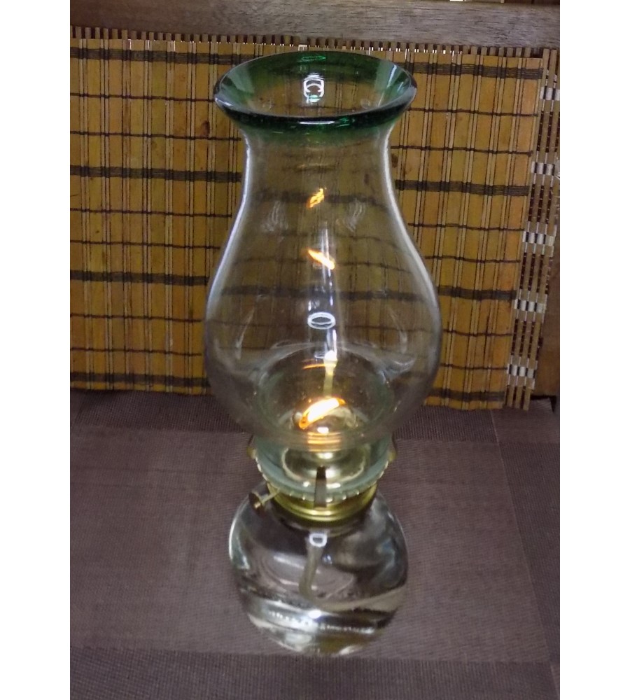 Quinqué Lámpara Clásica de Aceite O Petróleo Modelo Bohemia