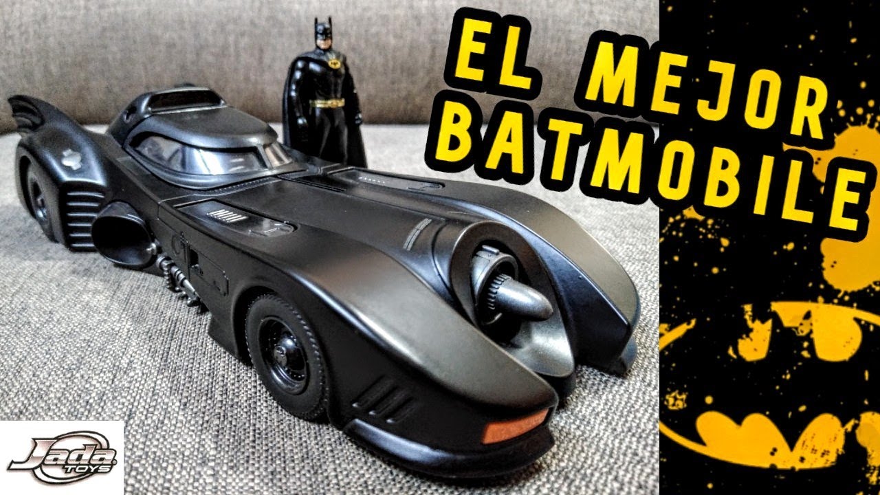 Batimovil Batmobile & Batman 1989 1:24 Jada