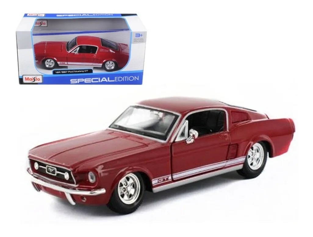1967 Ford Mustang Gt Maisto 1:24 Edición Especial