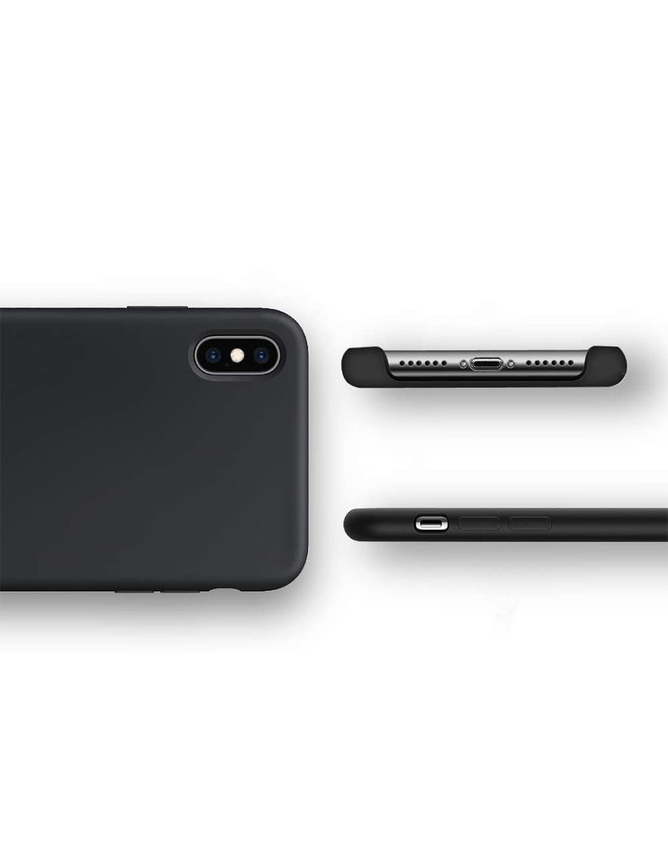 Kit Funda Silicona para Iphone X/Xs mas Cable Lightning