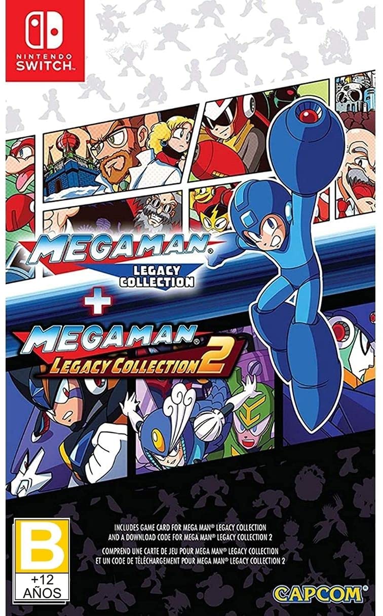  Nintendo Switch Juego Mega Man Legacy 1 y 2