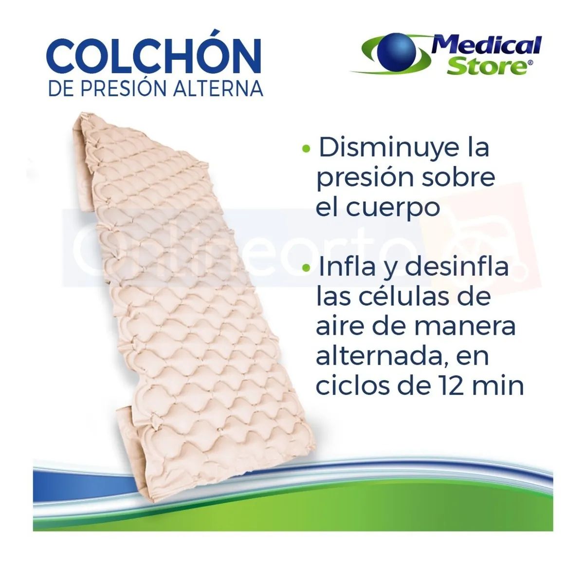 Colchón De Presión Alterna Antiescaras Ulceras Drive