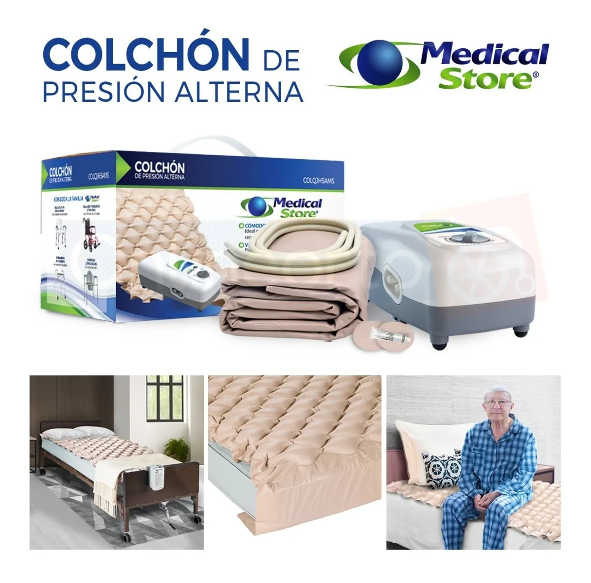 Colchón De Presión Alterna Antiescaras Ulceras Drive