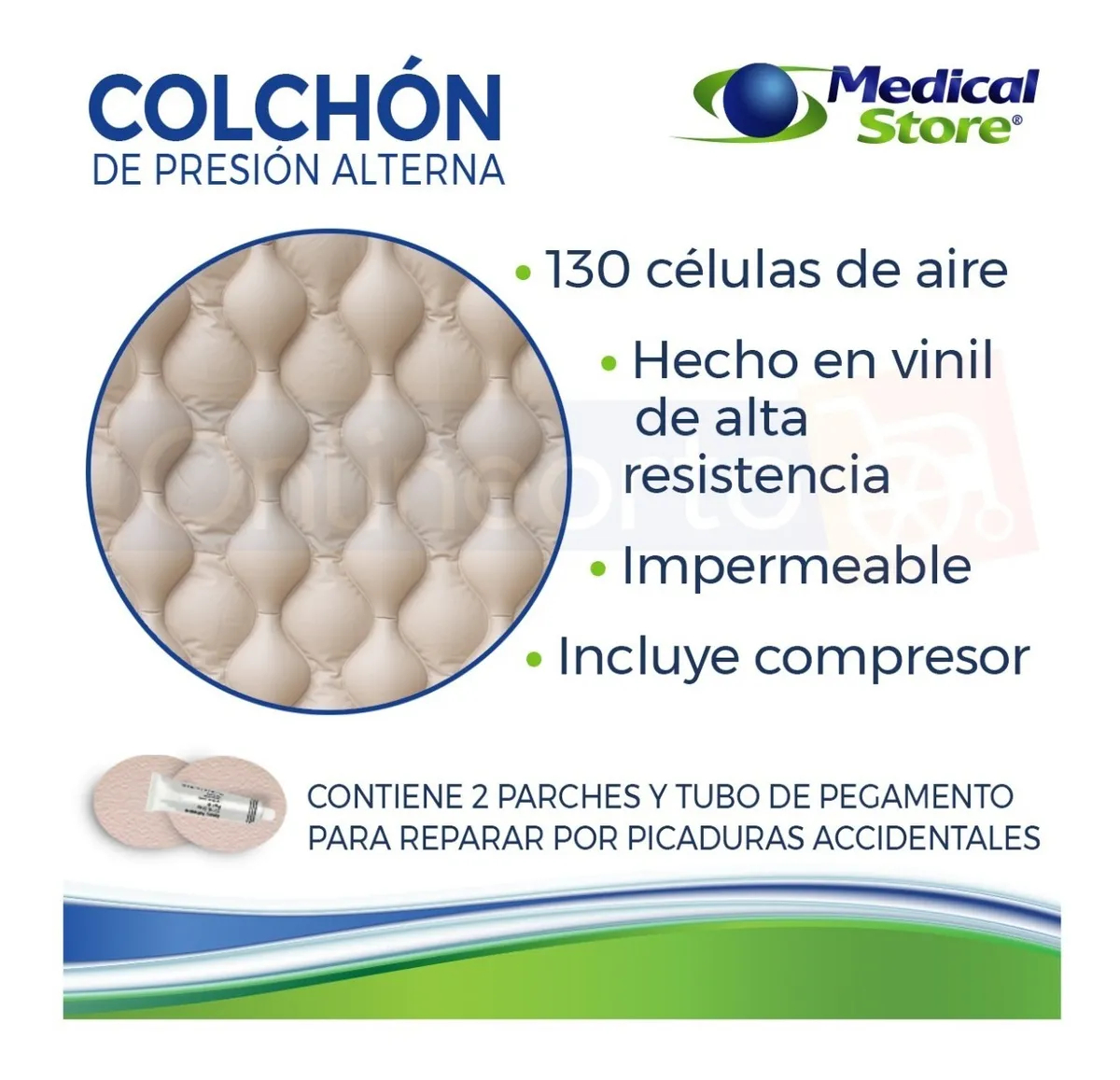 Colchón De Presión Alterna Antiescaras Ulceras Drive