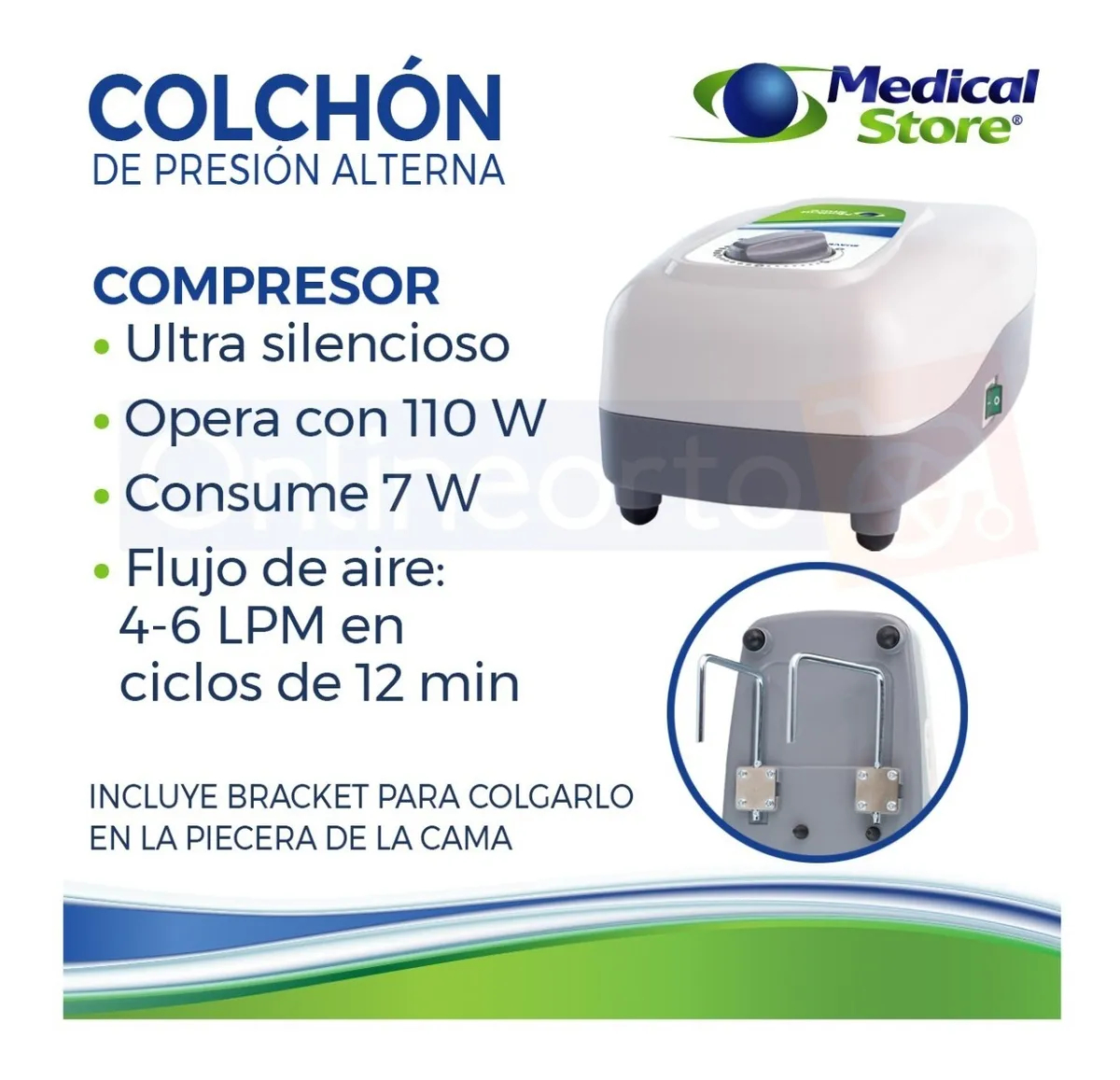 Colchón De Presión Alterna Antiescaras Ulceras Drive