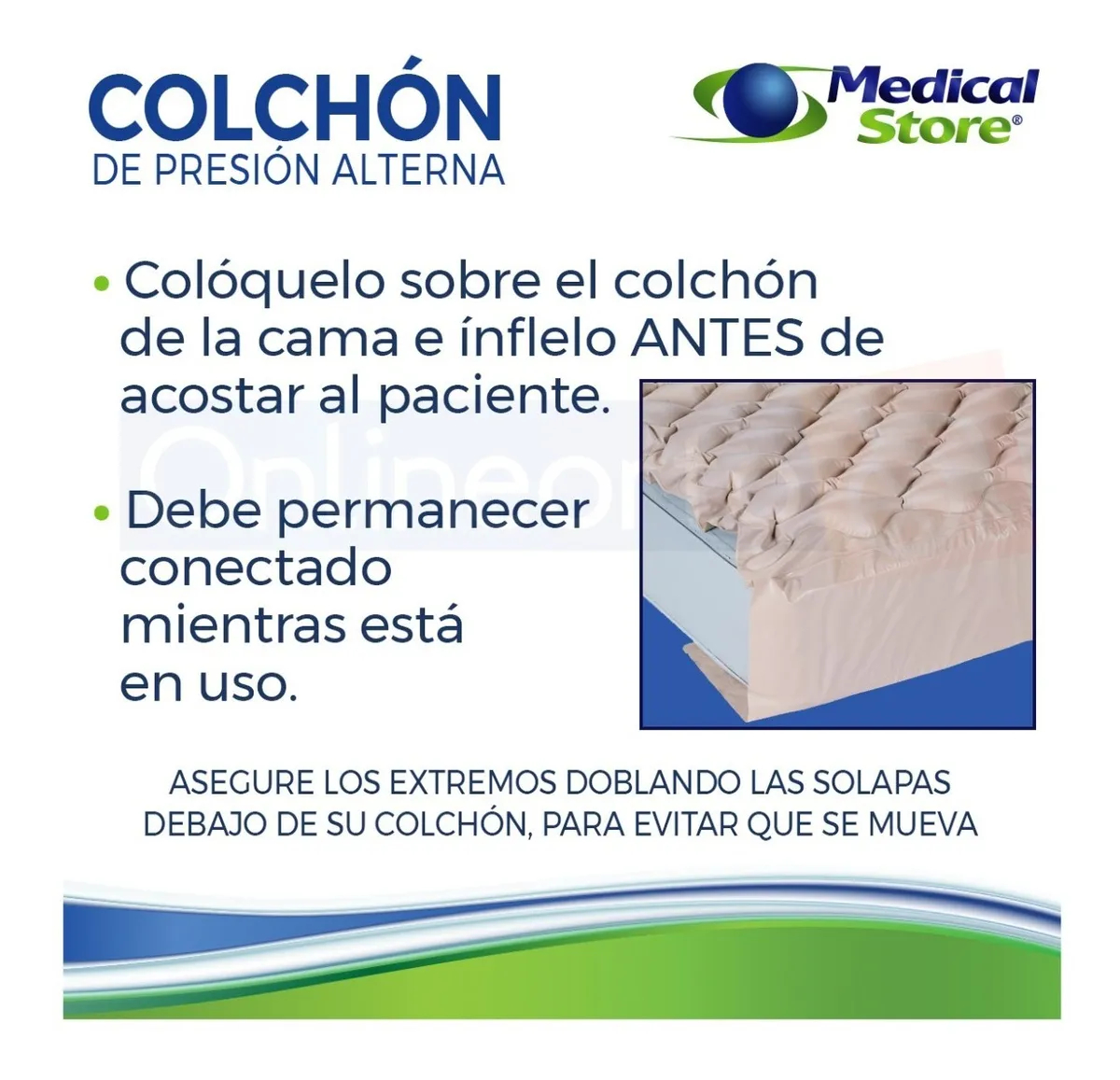 Colchón De Presión Alterna Antiescaras Ulceras Drive