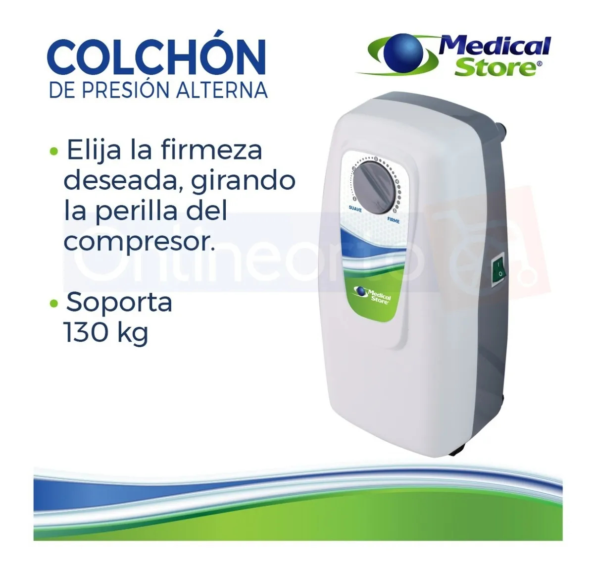 Colchón De Presión Alterna Antiescaras Ulceras Drive