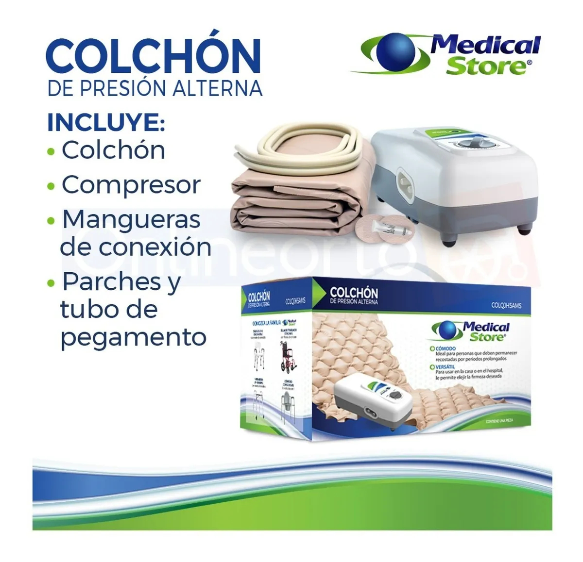 Colchón De Presión Alterna Antiescaras Ulceras Drive