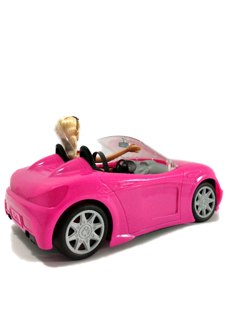 Coche De Barbie Rosa Incluye Muñeca