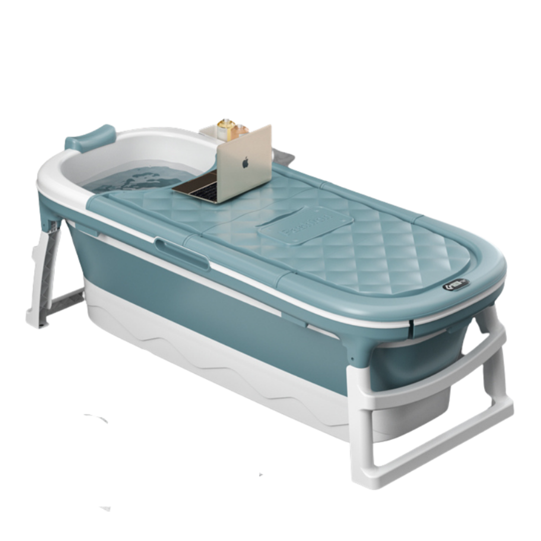 Tina Plegable (bañera) Adulto Spa Agua Baño Azul Sin Termómetro