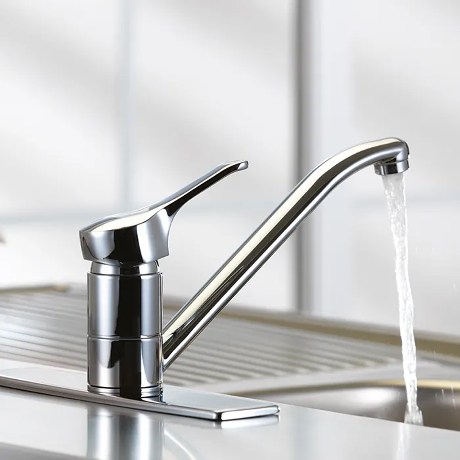 Monomando Para Fregadero Lavabo Helvex Modelo Novus E-34