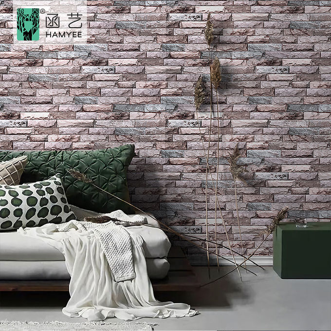Papel Tapiz Autoadhesivo Tabique Gris Colores 10m X 45cm TP11