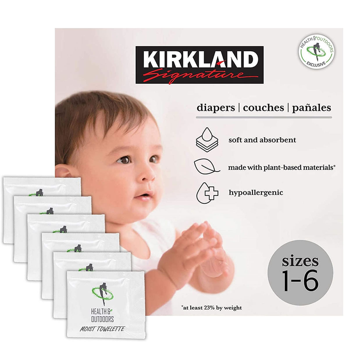 Pañales Etapa 4 Unisex 198 Pz Kirkland Signature 1481673 CST