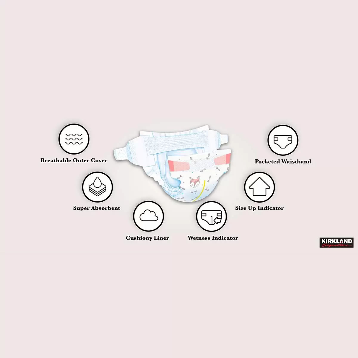 Pañales Etapa 4 Unisex 198 Pz Kirkland Signature 1481673 CST