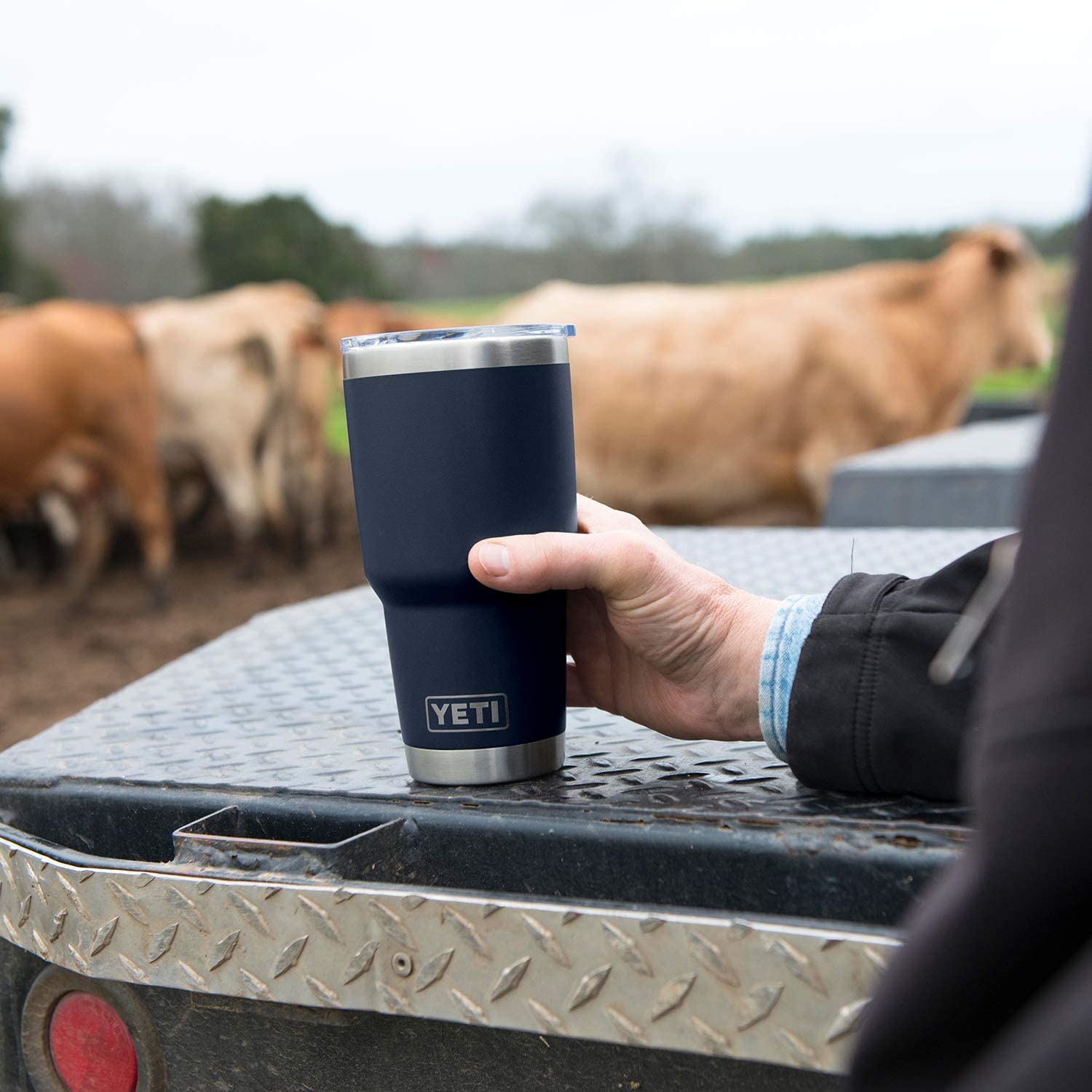 Yeti 100% ORIGINAL Vaso 30 oz tapa Magslider Navy