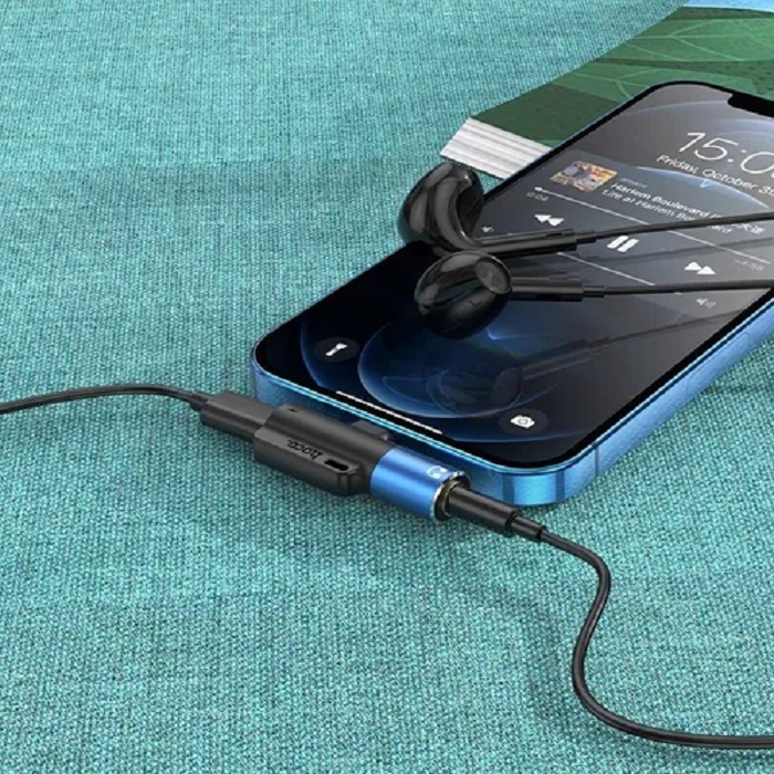 Adaptador 3.5mm Auxiliar Y Carga Para iPhone