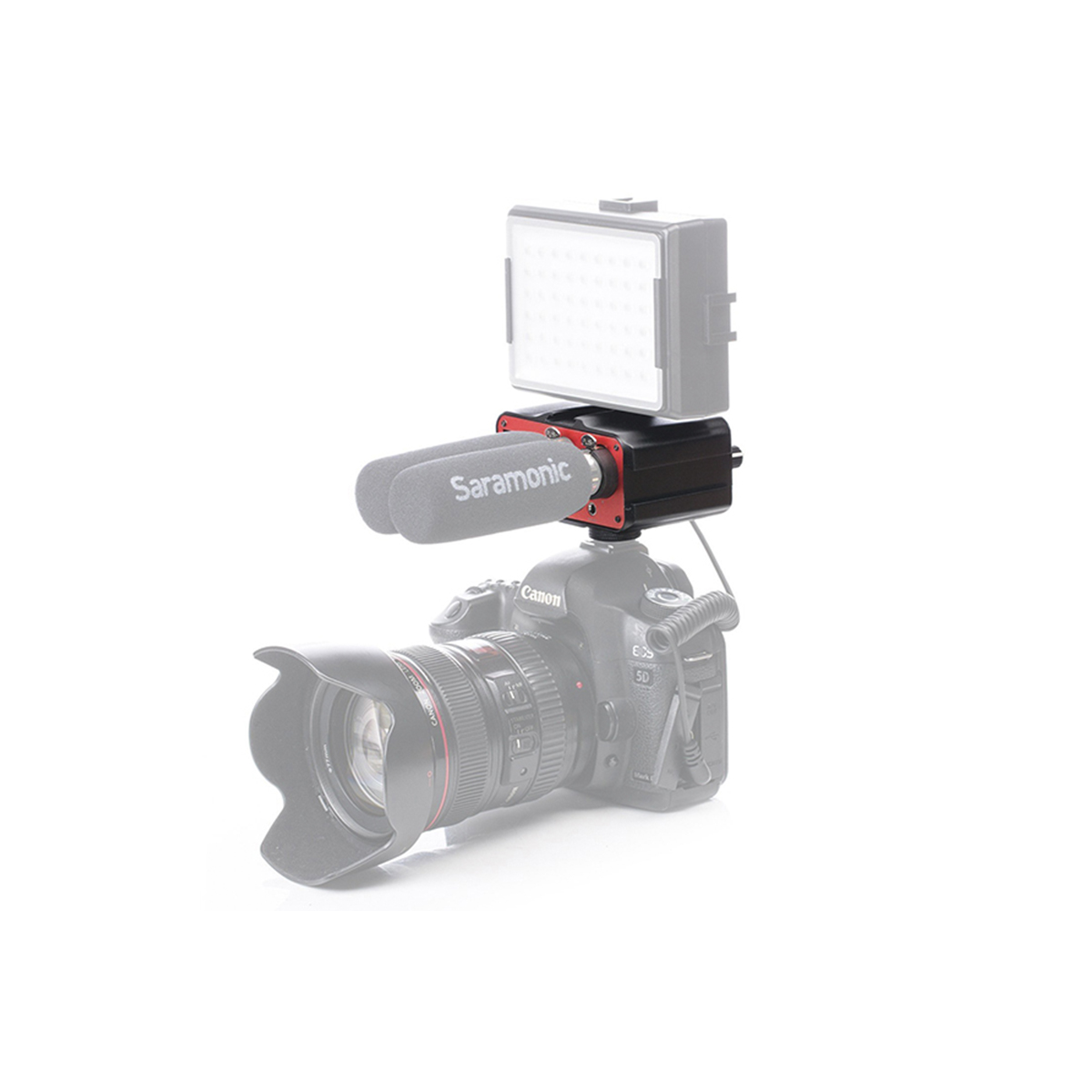 Mezclador de audio activo de 2 canales con alimentación phantom Saramonic SR-PAX1