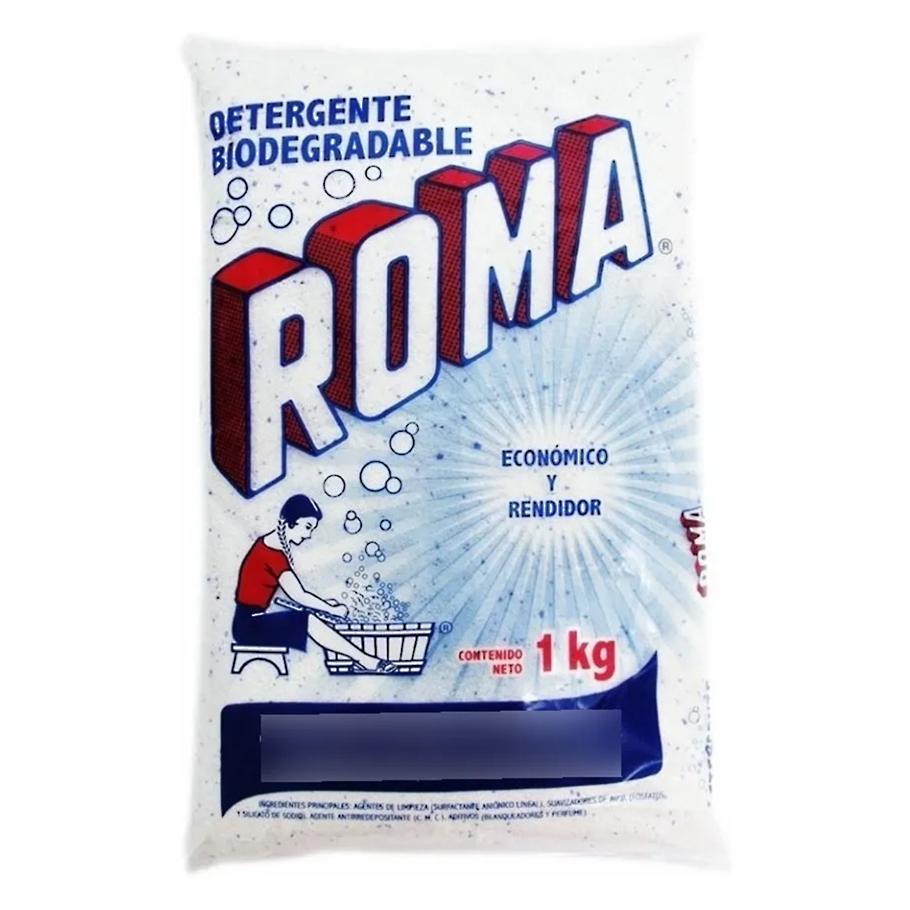 Detergente Roma Multiusos 1kg Jabón En Polvo