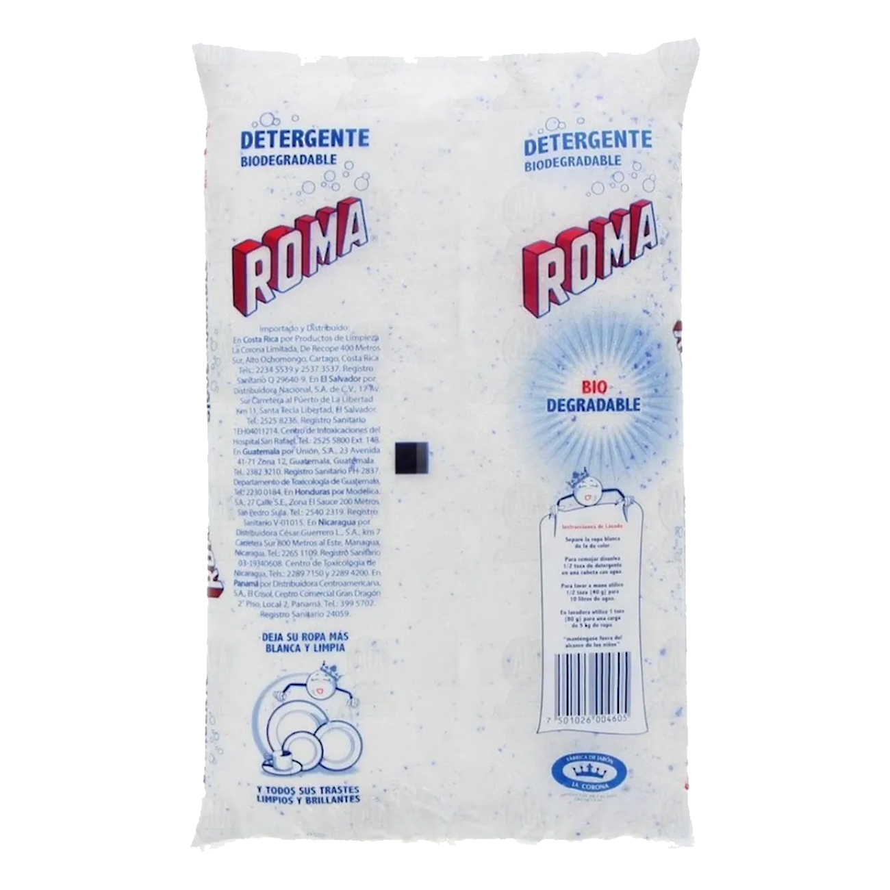 Detergente Roma Multiusos 1kg Jabón En Polvo