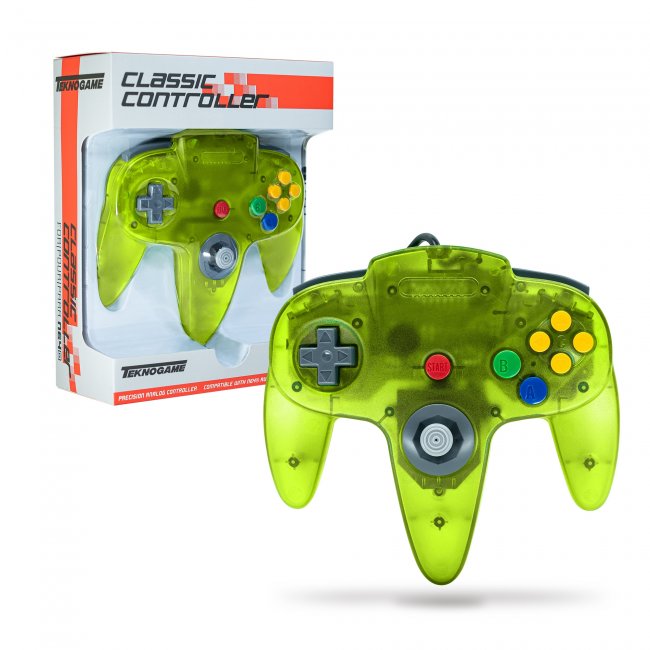 Control para Nintendo 64 N64 verde extremo Tecknogame