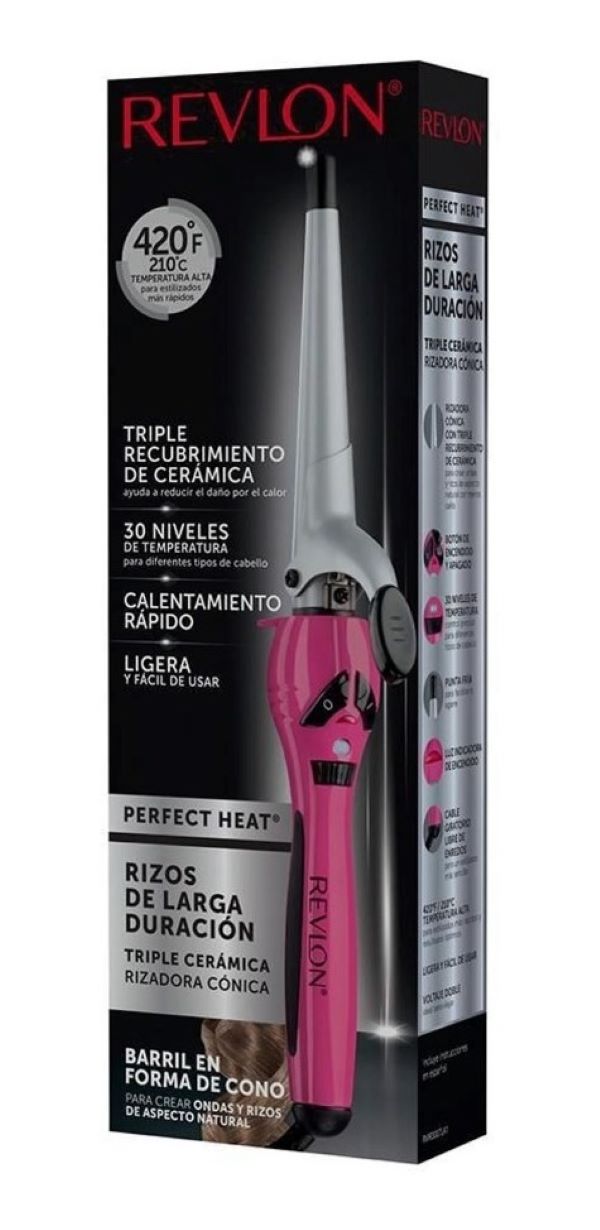 Rizadora Revlon RVIR3007LA1 30 Niveles de Temperatura - Rosa