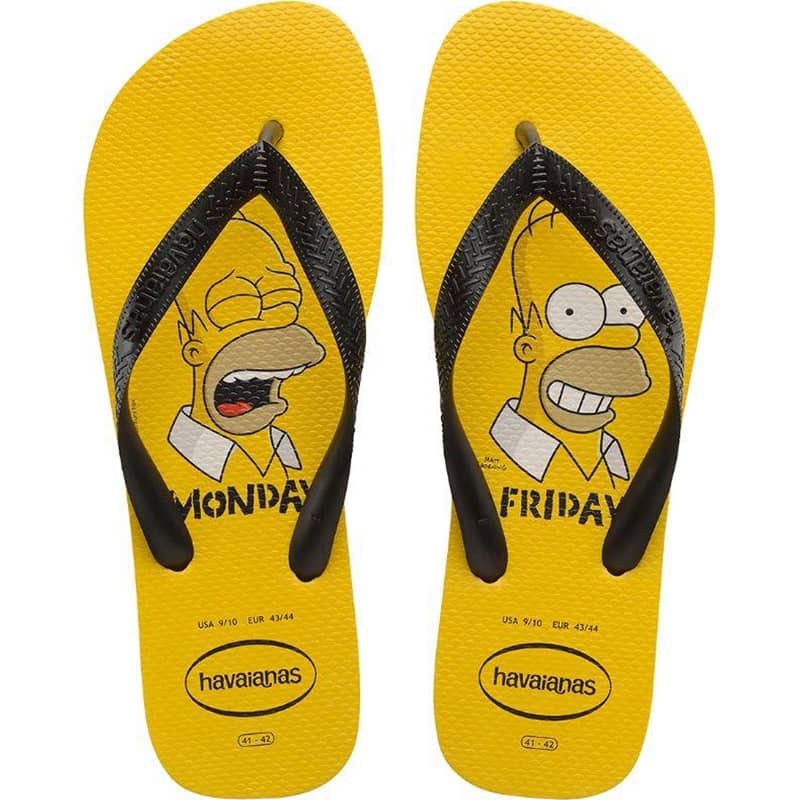 Sandalias Havaianas The Simpsons Talla 27