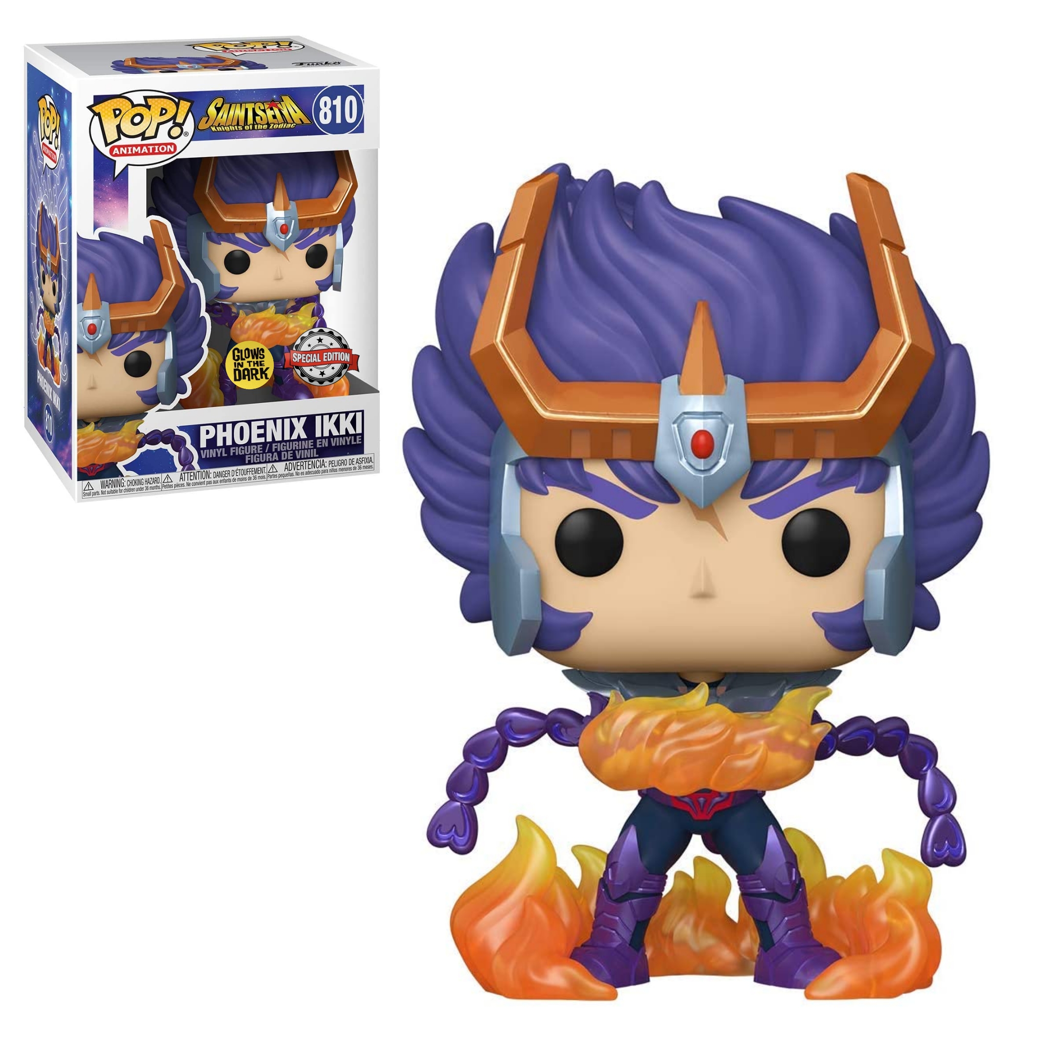Funko Pop Ikki Phoenix 810 Saint Seiya Glows Special Edition