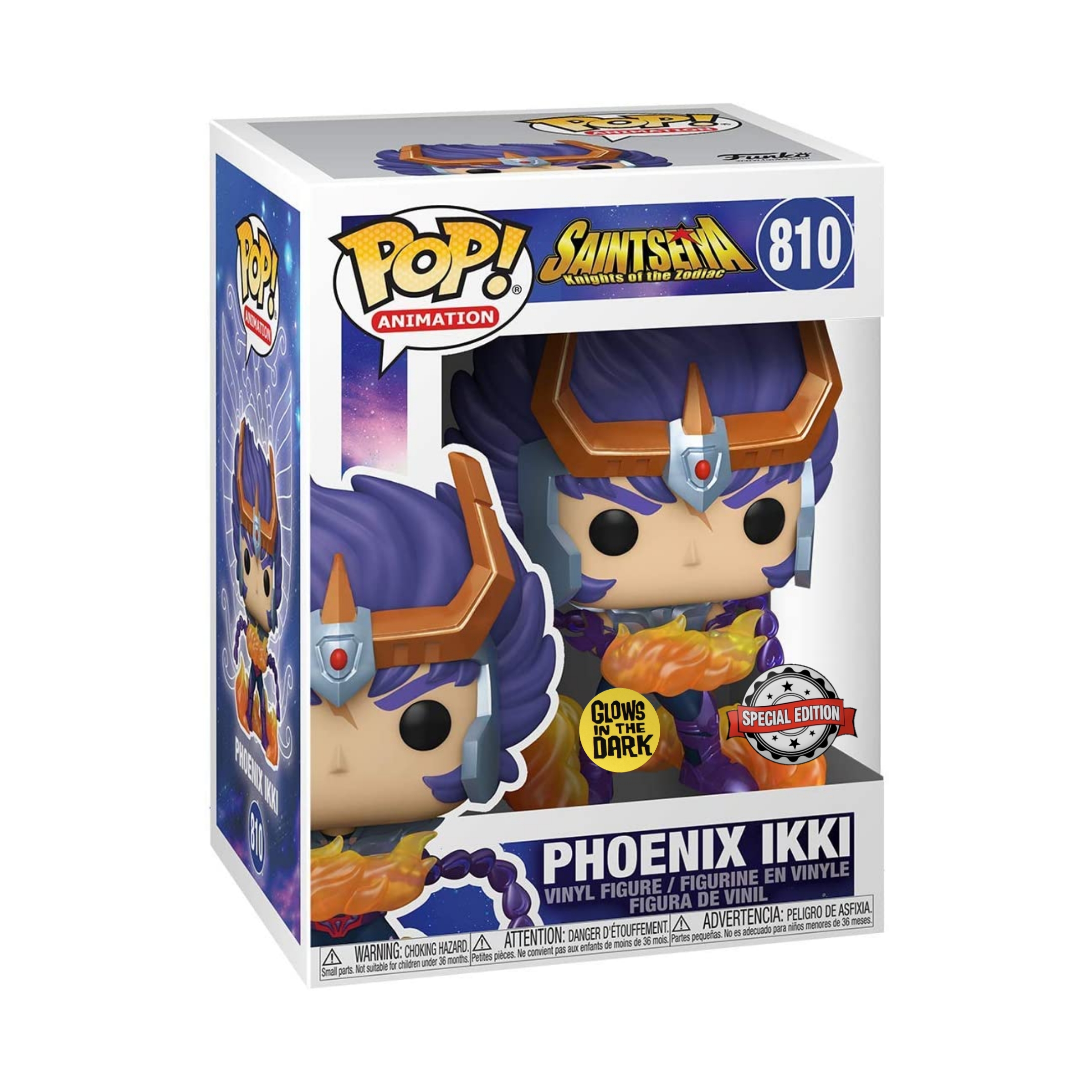 Funko Pop Ikki Phoenix 810 Saint Seiya Glows Special Edition